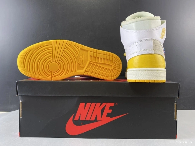 Off-White x AQ0818-149 Air Powder Yellow-Cone White Jordan Dark 1 NRG 0915